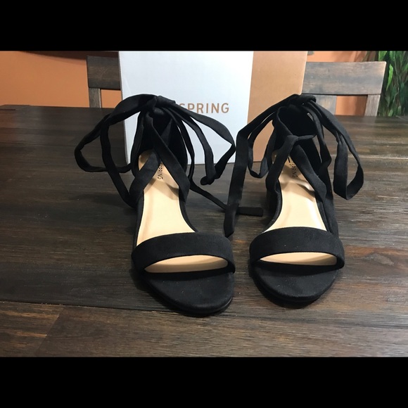 Call It Spring Shoes - Call It Spring Black Gulla Heels